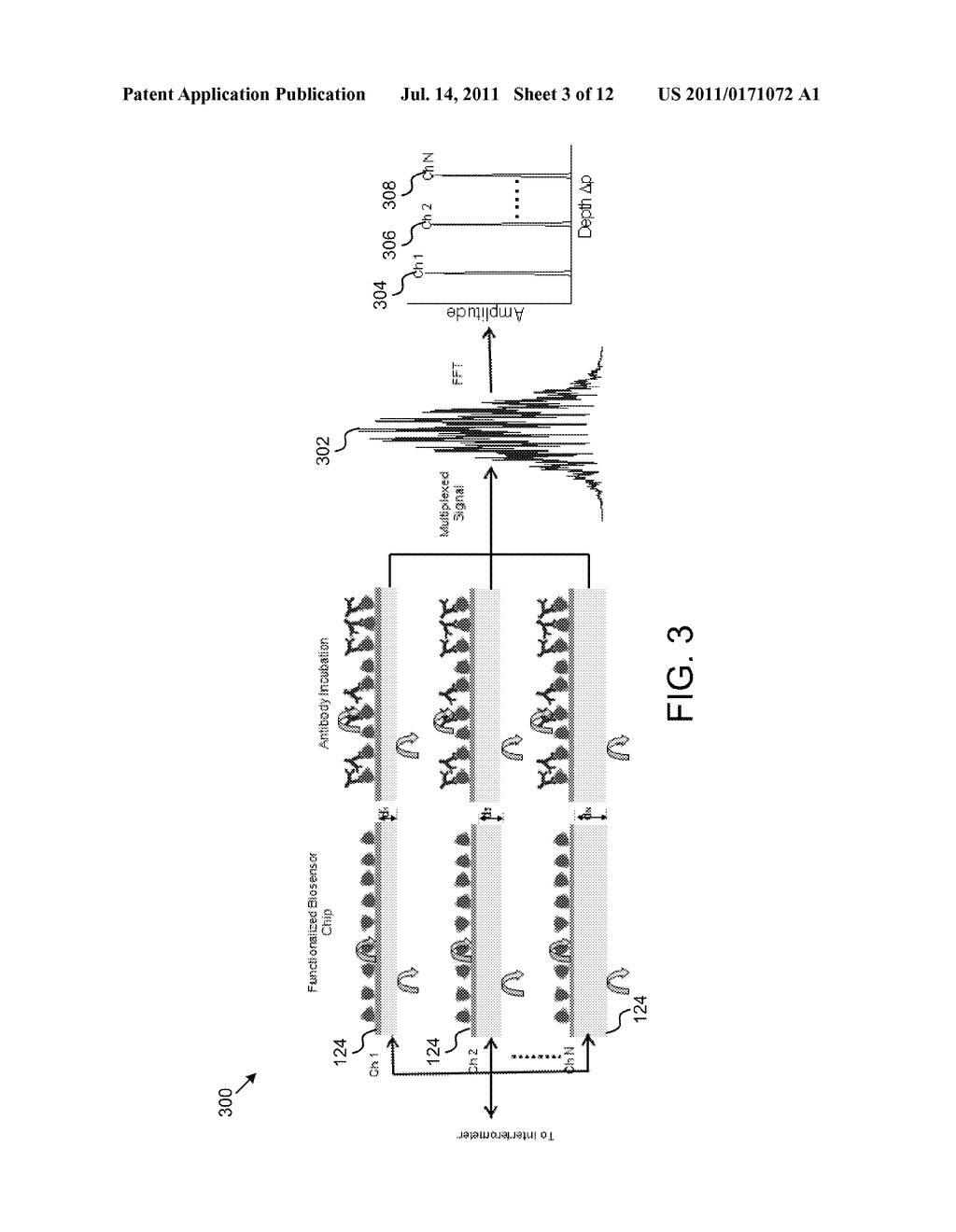 Apparatus, System and Method for Label-Free Quantitative Detection of     Biomolecules - diagram, schematic, and image 04