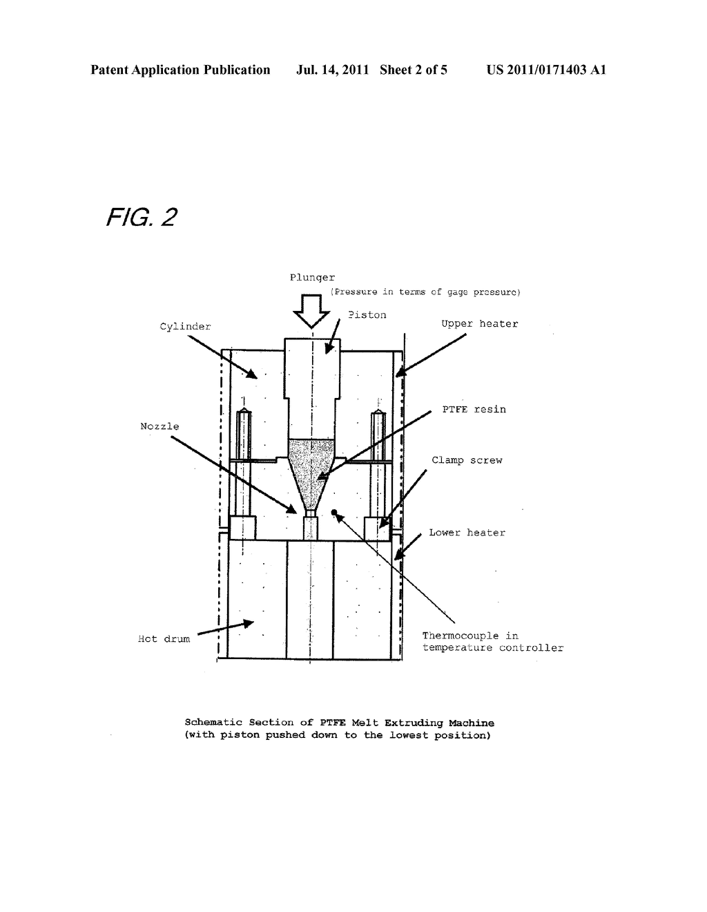 POLYTETRAFLUOROETHYLENE RESINS THAT CAN BE PROCESSED BY SHAPING, SHAPED     PRODUCTS THEREOF, AND PROCESSES FOR PRODUCING THE RESINS AND SHAPED     PRODUCTS - diagram, schematic, and image 03