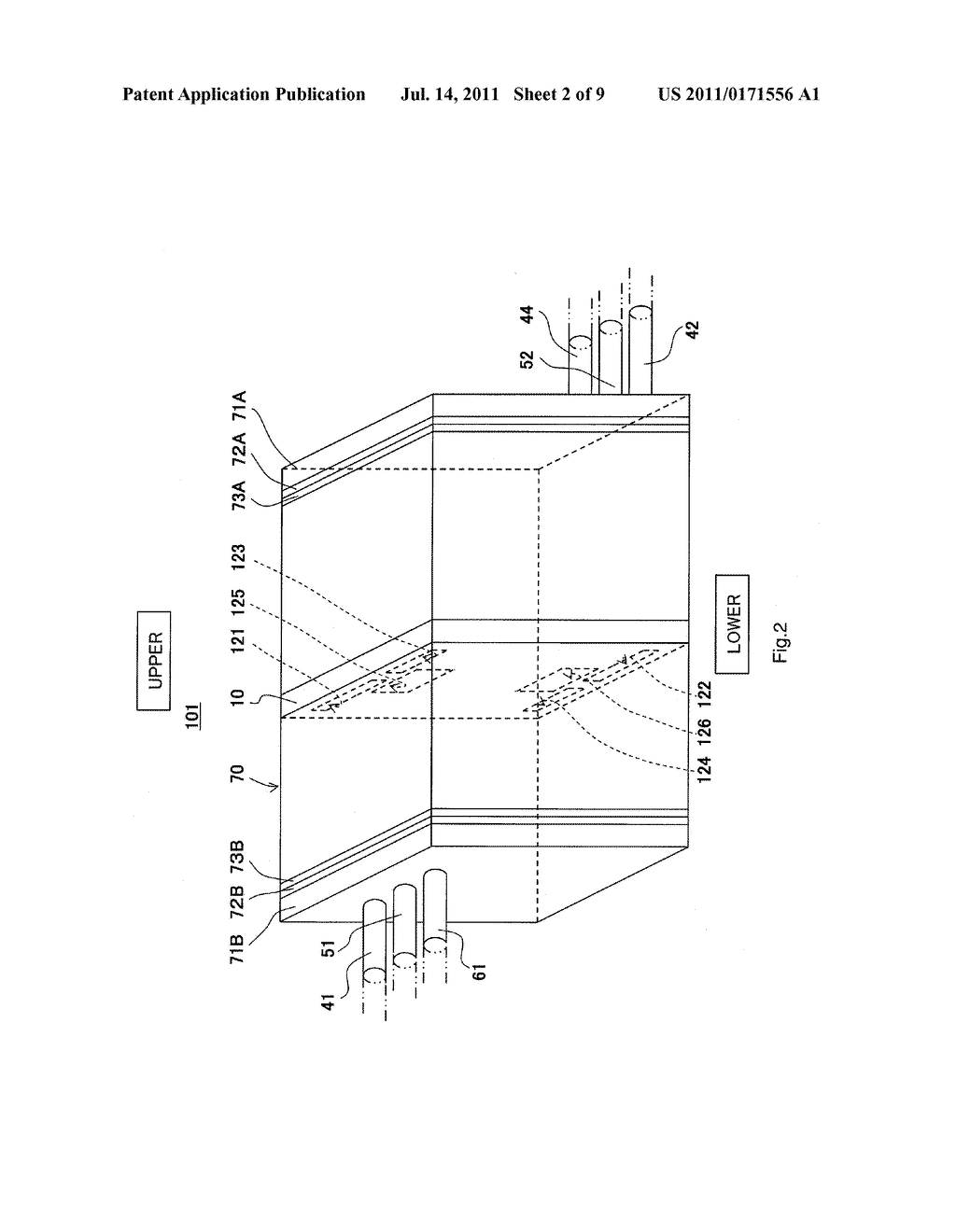 FUEL CELL STACK AND FUEL CELL COGENERATION SYSTEM INCLUDING THE SAME - diagram, schematic, and image 03