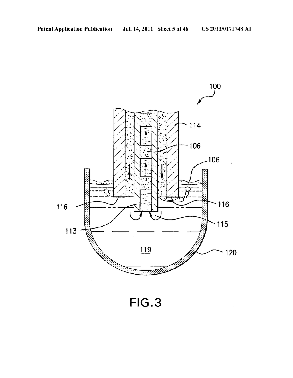 Device And Method For Making Discrete Volumes Of A First Fluid In Contact     With A Second Fluid, Which Are Immiscible With Each Other - diagram, schematic, and image 06