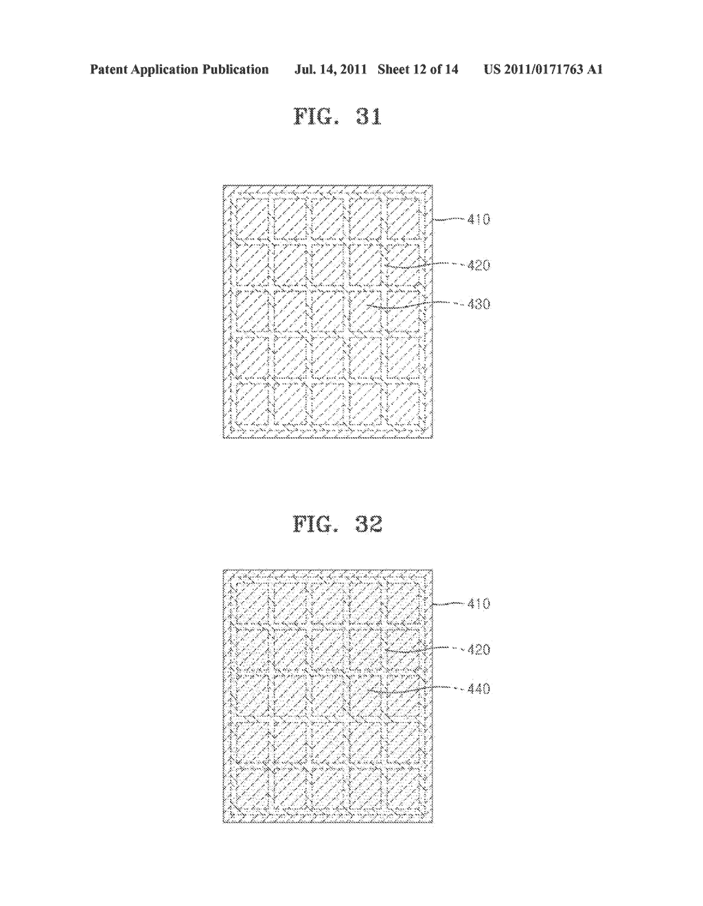 METHOD OF FORMING ORGANIC THIN FILM PATTERN AND METHOD OF MANUFACTURING     ORGANIC LIGHT-EMITTING DISPLAY DEVICE BY USING THE METHOD OF FORMING     ORGANIC THIN FILM PATTERN - diagram, schematic, and image 13