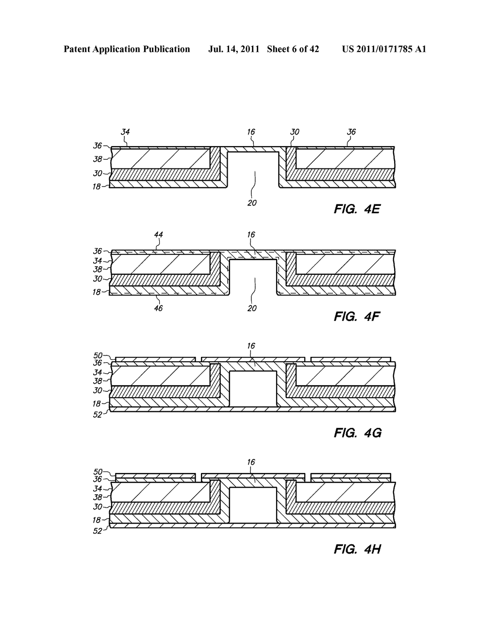 METHOD OF MAKING A SEMICONDUCTOR CHIP ASSEMBLY WITH A BUMP/BASE HEAT     SPREADER AND AN INVERTED CAVITY IN THE BUMP - diagram, schematic, and image 08