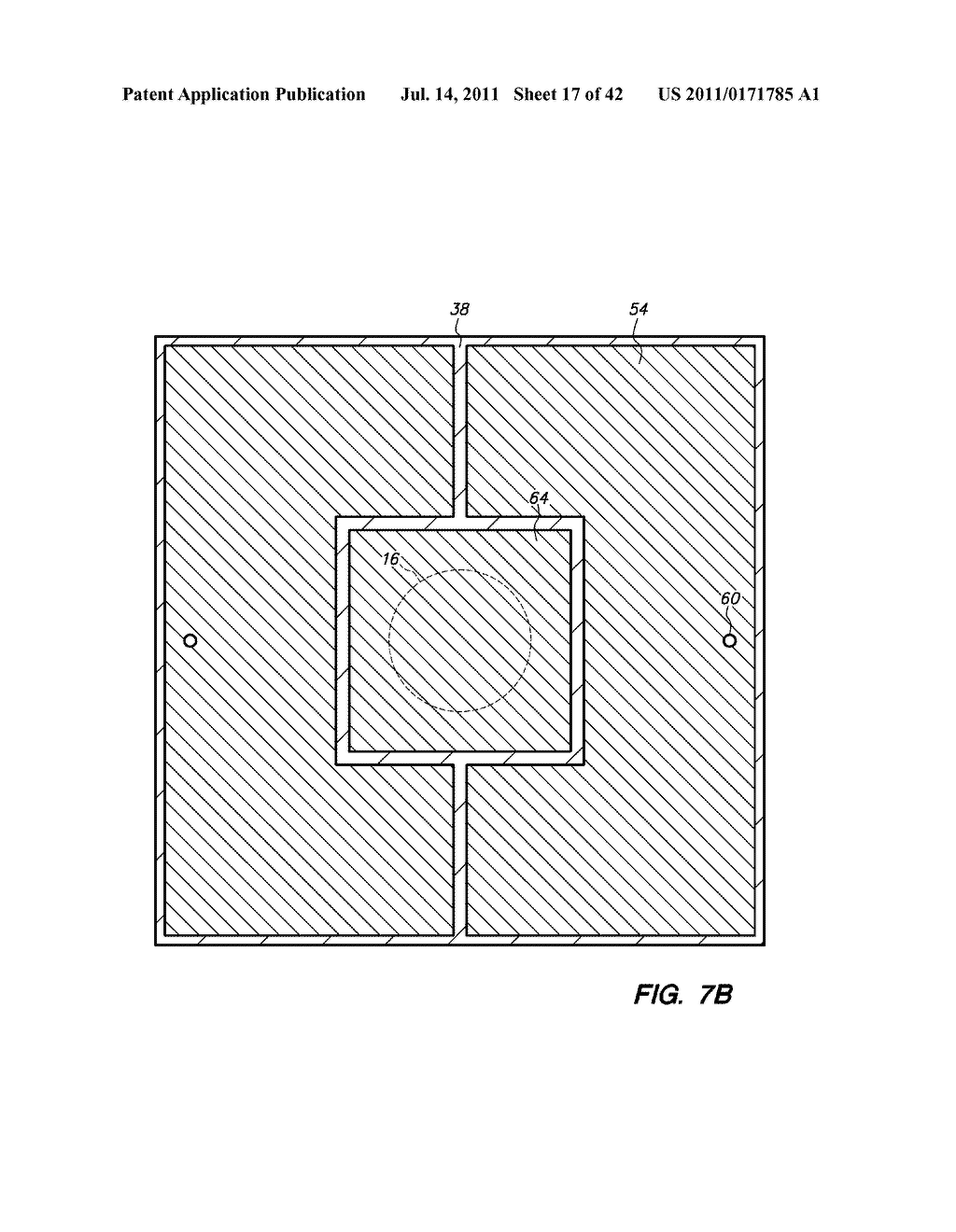 METHOD OF MAKING A SEMICONDUCTOR CHIP ASSEMBLY WITH A BUMP/BASE HEAT     SPREADER AND AN INVERTED CAVITY IN THE BUMP - diagram, schematic, and image 19