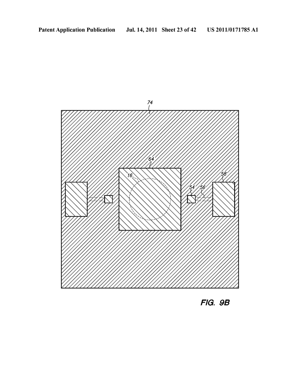 METHOD OF MAKING A SEMICONDUCTOR CHIP ASSEMBLY WITH A BUMP/BASE HEAT     SPREADER AND AN INVERTED CAVITY IN THE BUMP - diagram, schematic, and image 25