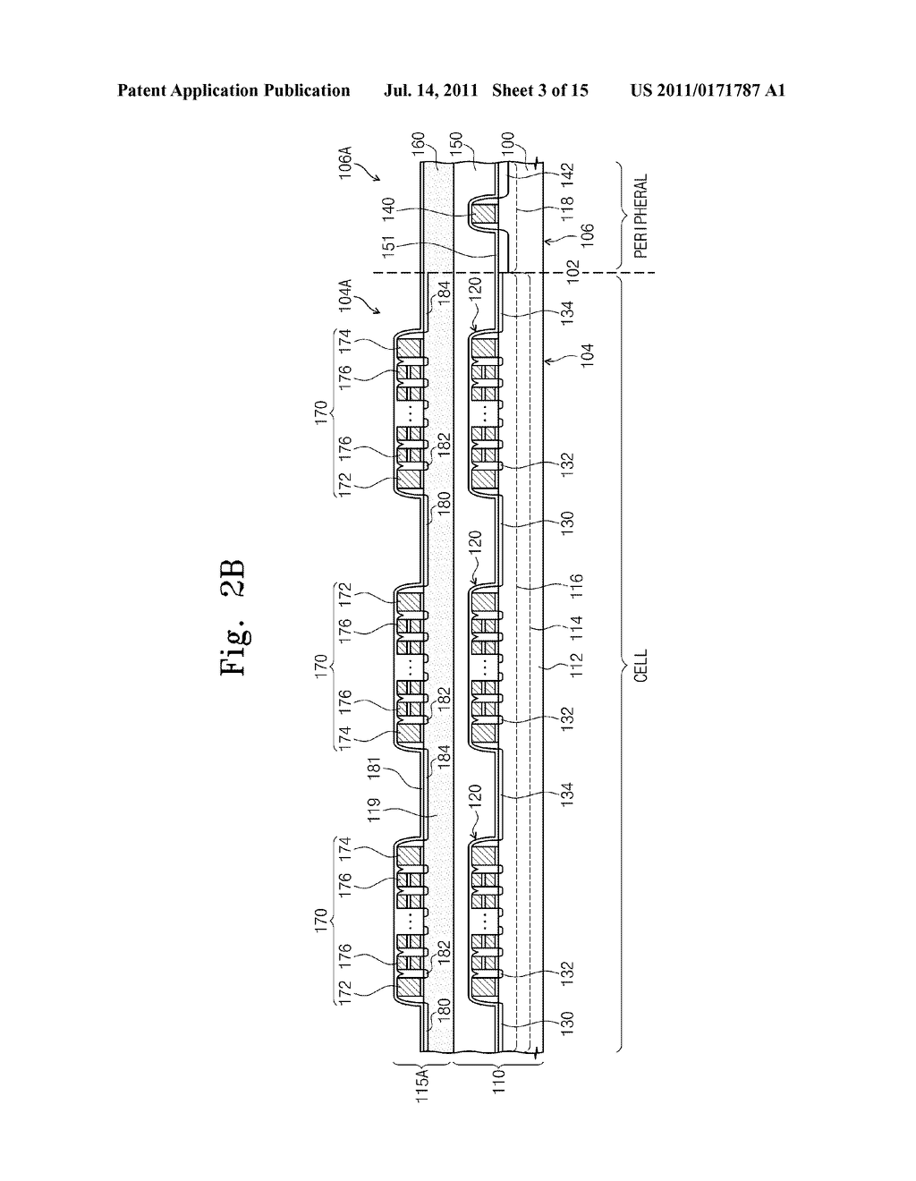 MULTIPLE-LAYER NON-VOLATILE MEMORY DEVICES, MEMORY SYSTEMS EMPLOYING SUCH     DEVICES, AND METHODS OF FABRICATION THEREOF - diagram, schematic, and image 04