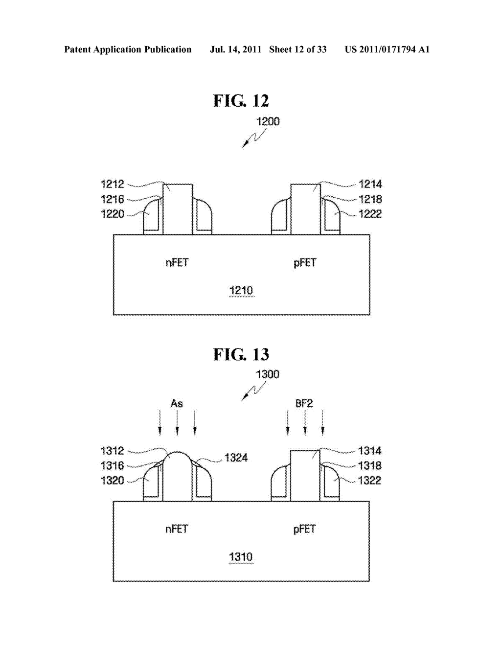 TRANSISTOR FORMATION USING CAPPING LAYER - diagram, schematic, and image 13