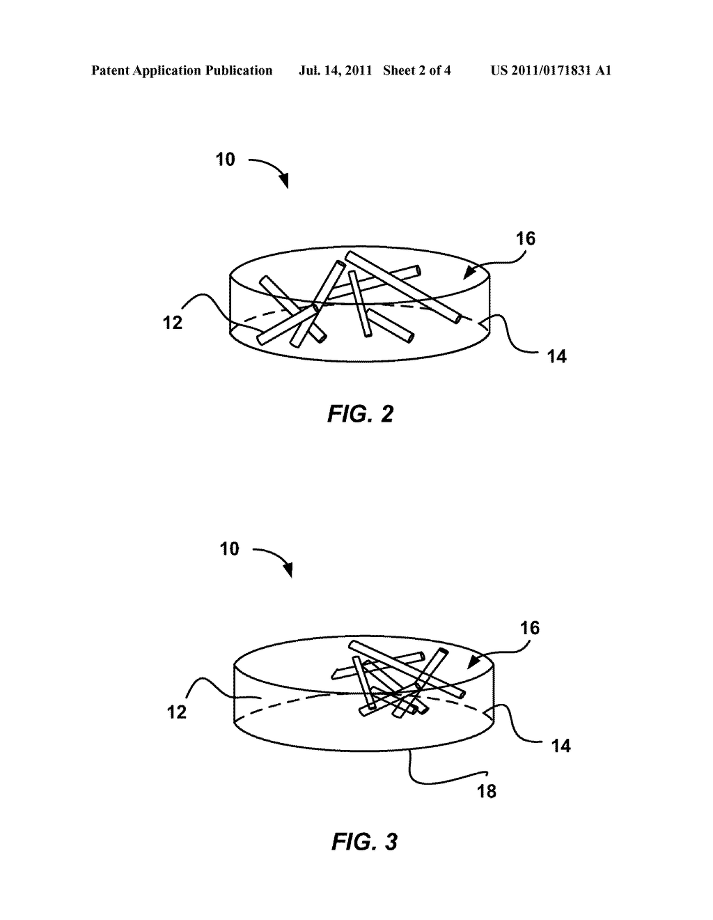 FABRIC CONTAINING NON-CRIMPED FIBERS AND METHODS OF MANUFACTURE - diagram, schematic, and image 03