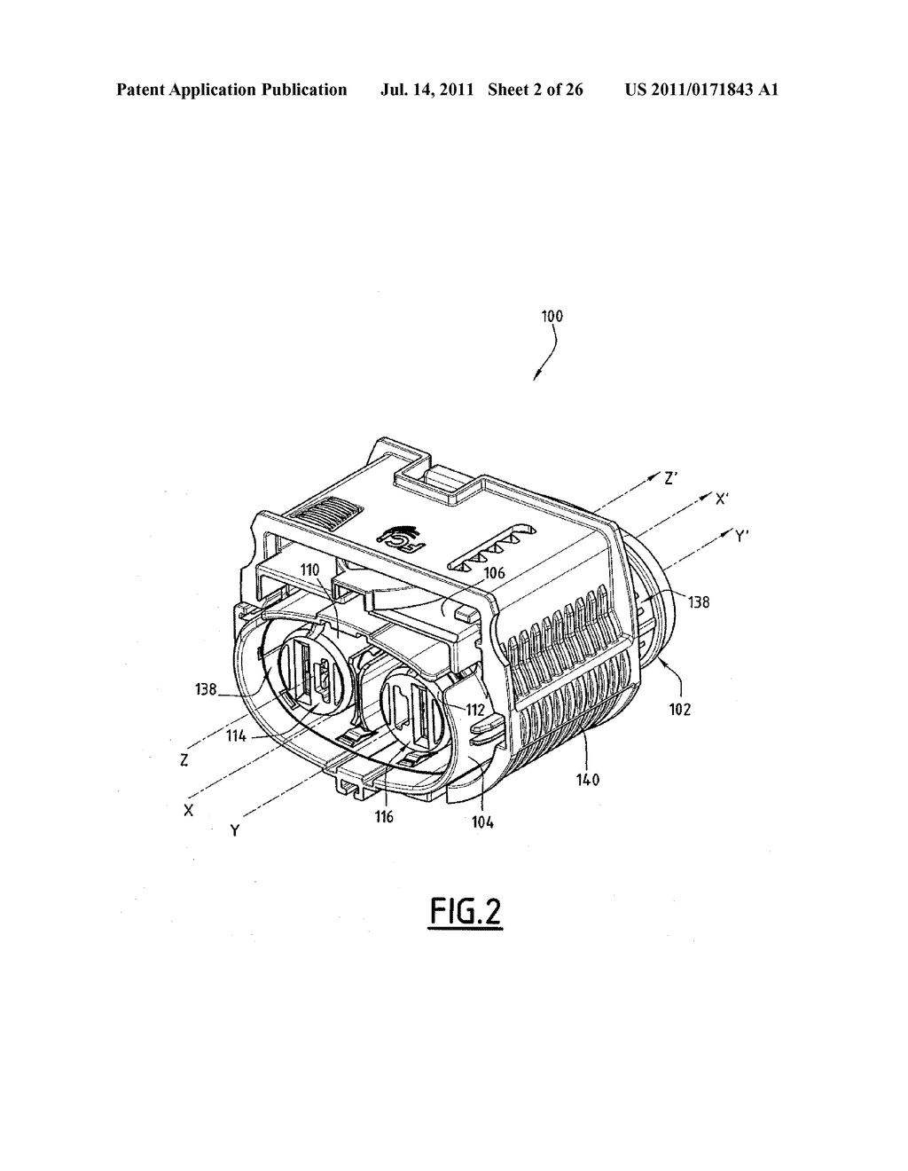 ELECTRICAL CONNECTOR SYSTEM, AN ELECTRICAL DEVICE COMPRISING THE SAME AND     A METHOD FOR UNMATING THE SAME - diagram, schematic, and image 03