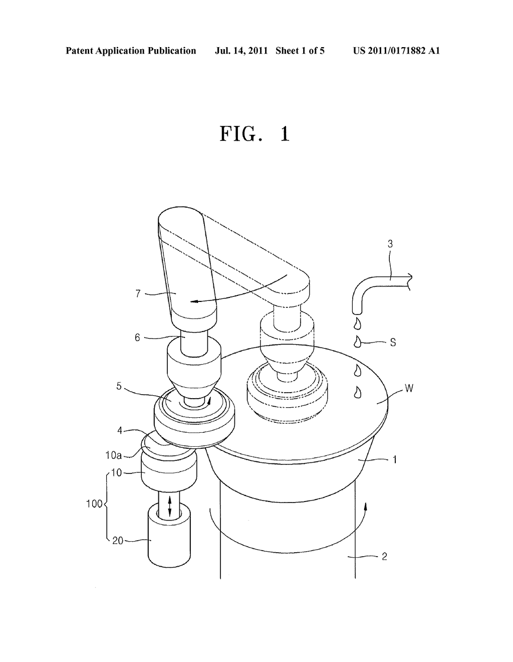 CHEMICAL-MECHANICAL POLISHING APPARATUS FOR MANUFACTURING SEMICONDUCTOR     DEVICES - diagram, schematic, and image 02