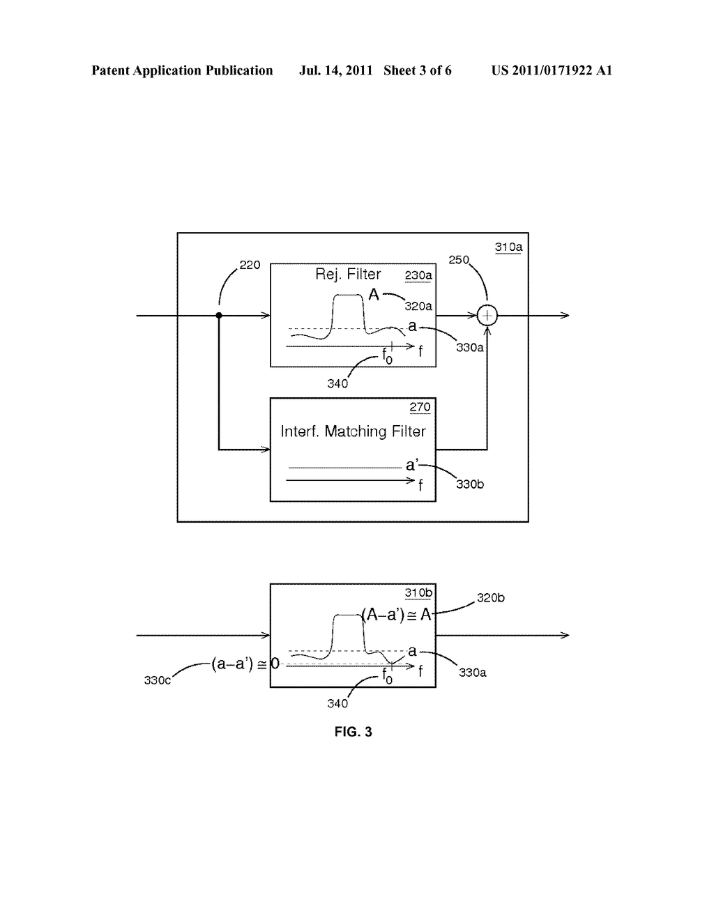 SYSTEMS, METHODS, AND APPARATUSES FOR REDUCING INTERFERENCE AT THE     FRONT-END OF A COMMUNICATIONS RECEIVING DEVICE - diagram, schematic, and image 04