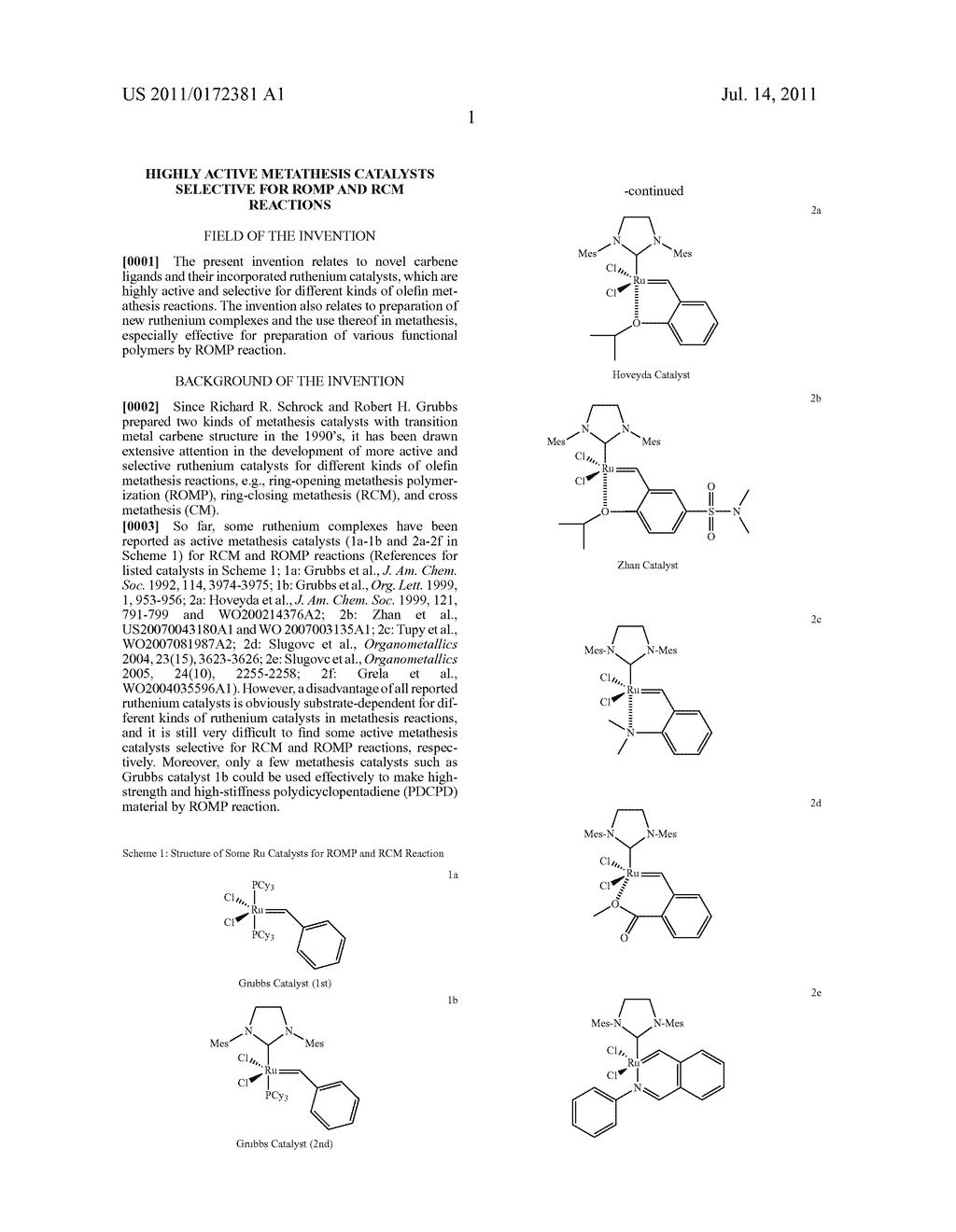 HIGHLY ACTIVE METATHESIS CATALYSTS SELECTIVE FOR ROMP AND RCM REACTIONS - diagram, schematic, and image 03