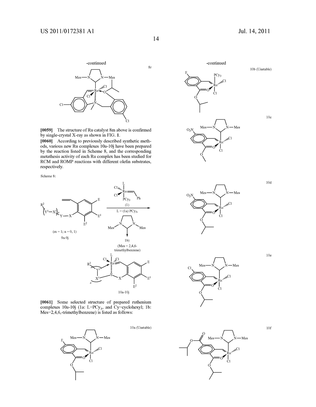 HIGHLY ACTIVE METATHESIS CATALYSTS SELECTIVE FOR ROMP AND RCM REACTIONS - diagram, schematic, and image 16
