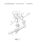 SURGICAL RETRACTOR WITH CURVED ROTATING BLADES diagram and image