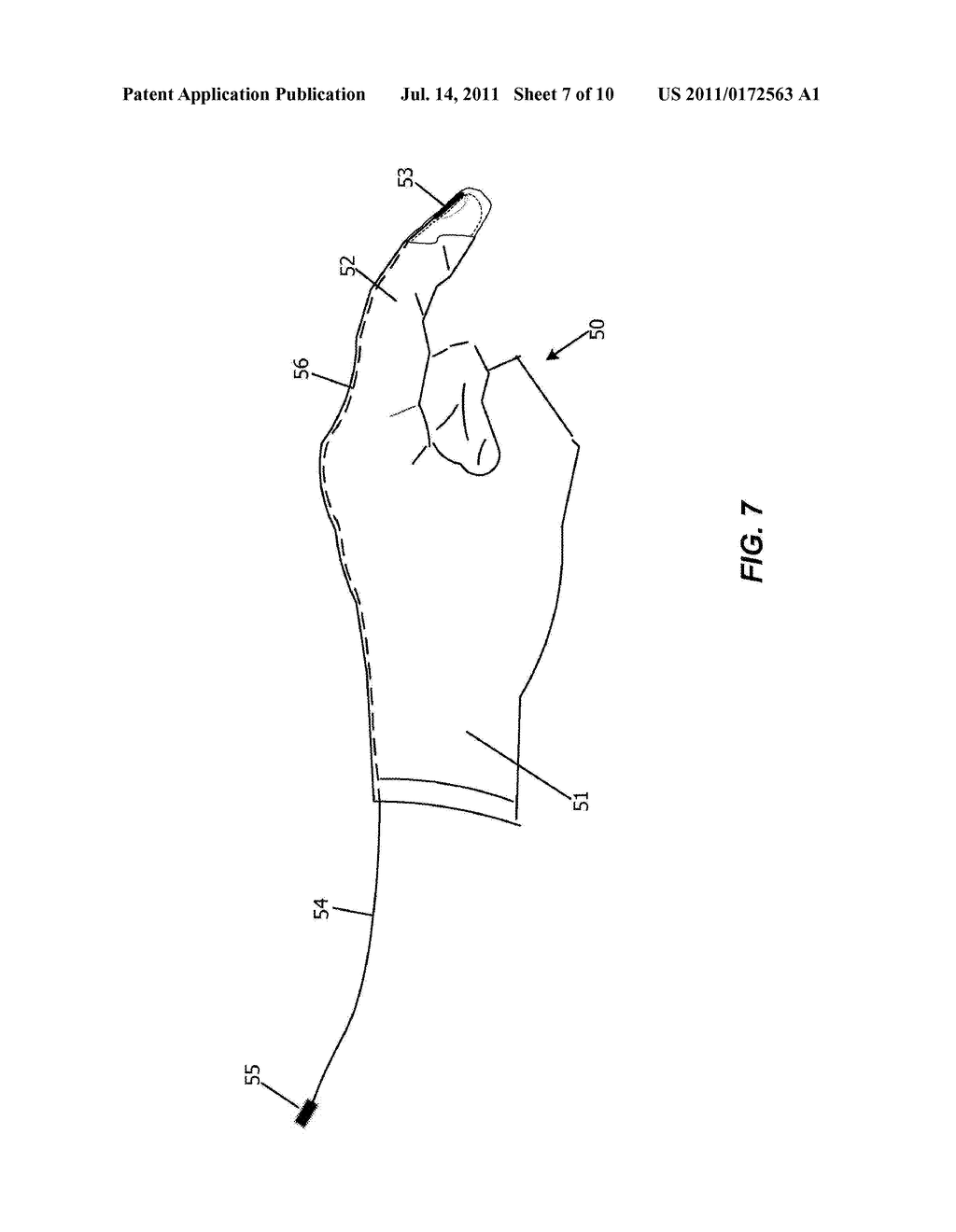 Apparatus and Method for Measuring the Dimensions of the Palpable Surface     of the Prostate - diagram, schematic, and image 08