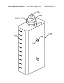 Sterile liquid materials distribution, consumption and material waste     disposal method and apparatus diagram and image