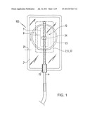 DRAINAGE DEVICE FOR TREATING WOUNDS USING A REDUCED PRESSURE diagram and image