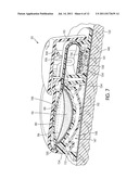 DEVICE AND METHOD FOR DELIVERY OF MICRONEEDLE TO DESIRED DEPTH WITHIN THE     SKIN diagram and image