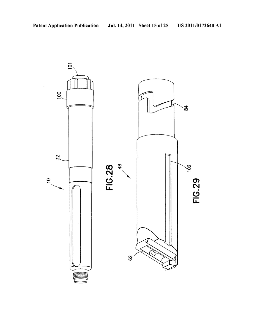 Medical injector with ratcheting plunger - diagram, schematic, and image 16