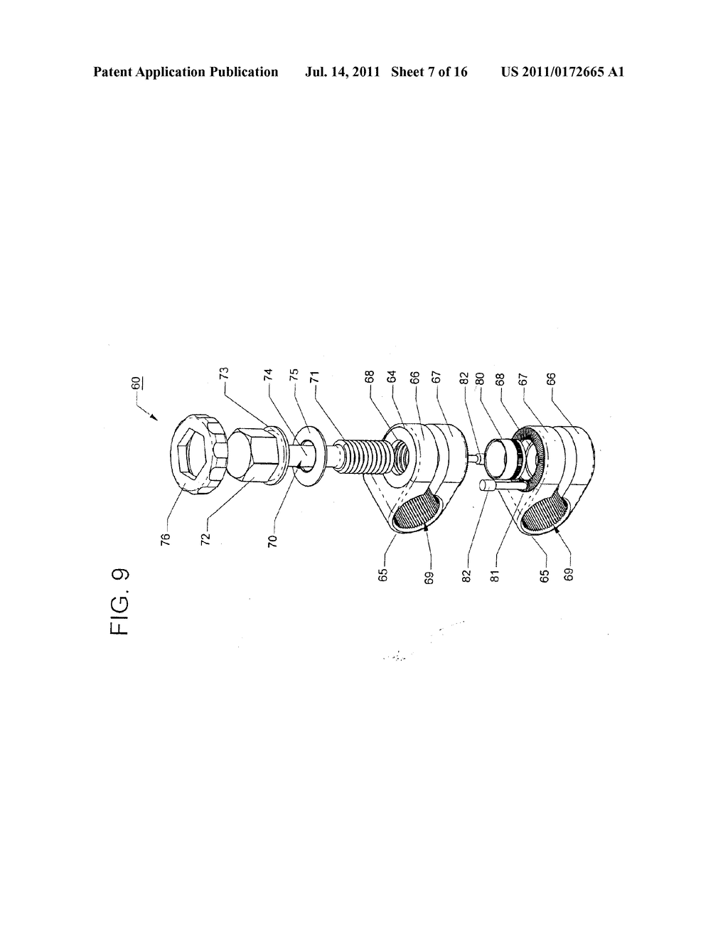 ADJUSTABLE BONE STABILIZING FRAME SYSTEM - diagram, schematic, and image 08