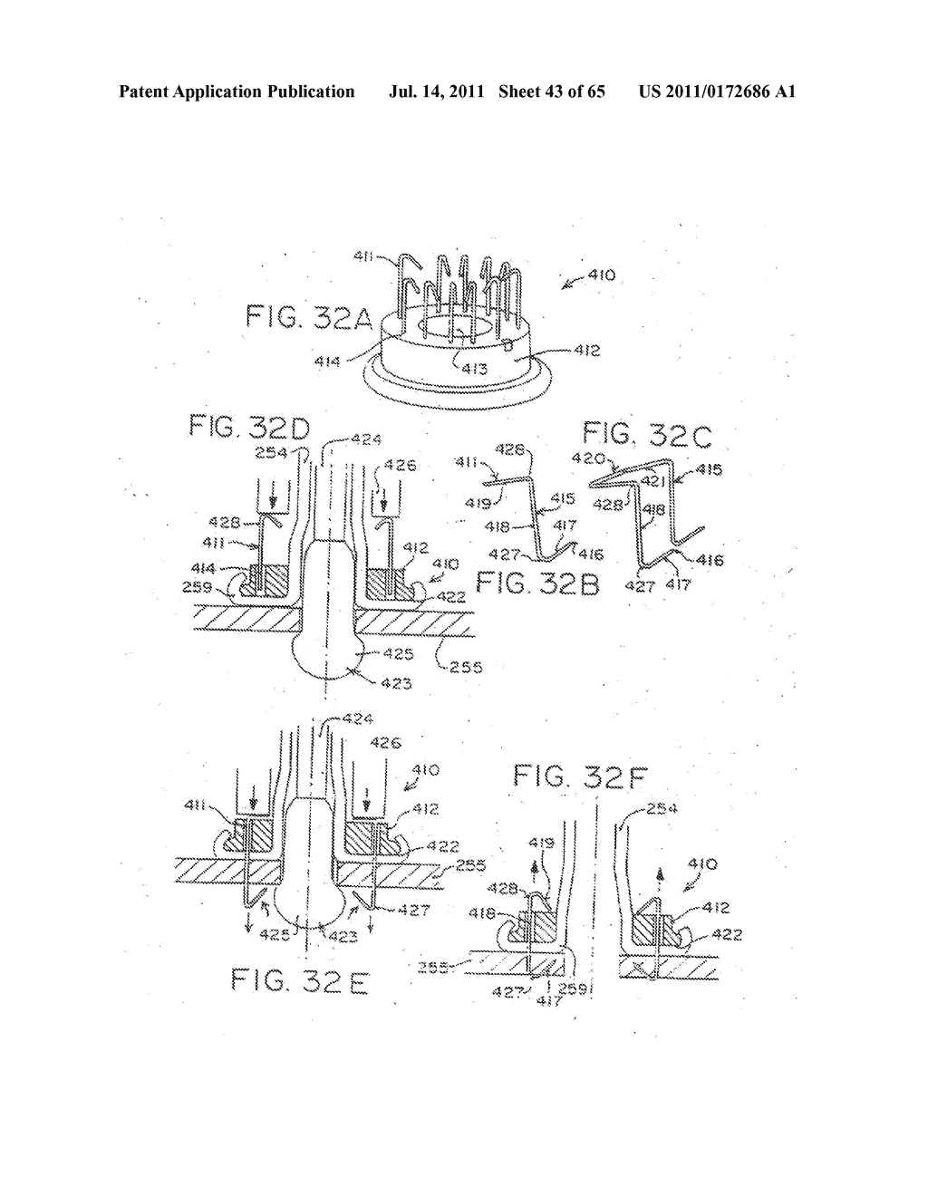 Device For Engaging Tissue Having a Preexisting Opening - diagram, schematic, and image 44