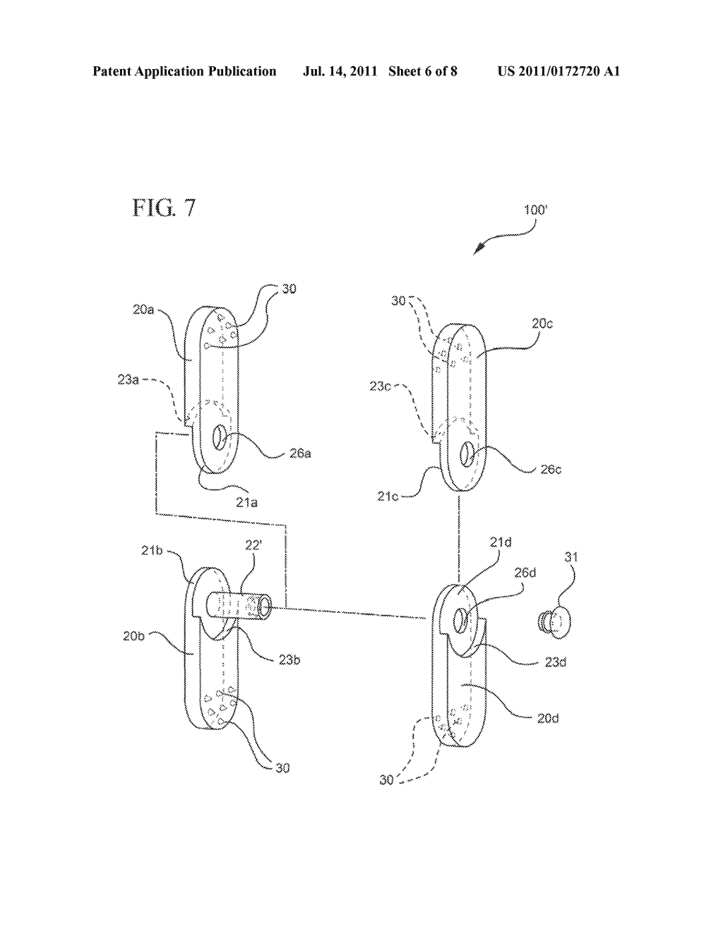 ARTICULATING INTERSPINOUS PROCESS CLAMP - diagram, schematic, and image 07