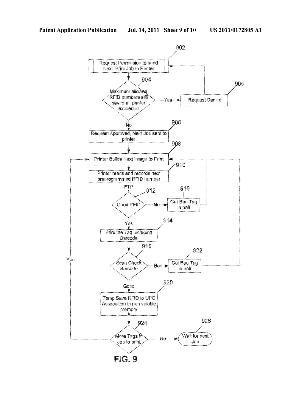 Printer with Integrated RFID Data Collector - diagram, schematic, and image 10