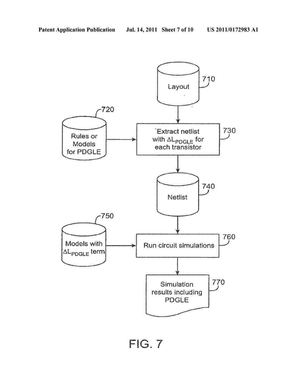 METHOD FOR INCORPORATING PATTERN DEPENDENT EFFECTS IN CIRCUIT SIMULATIONS - diagram, schematic, and image 08