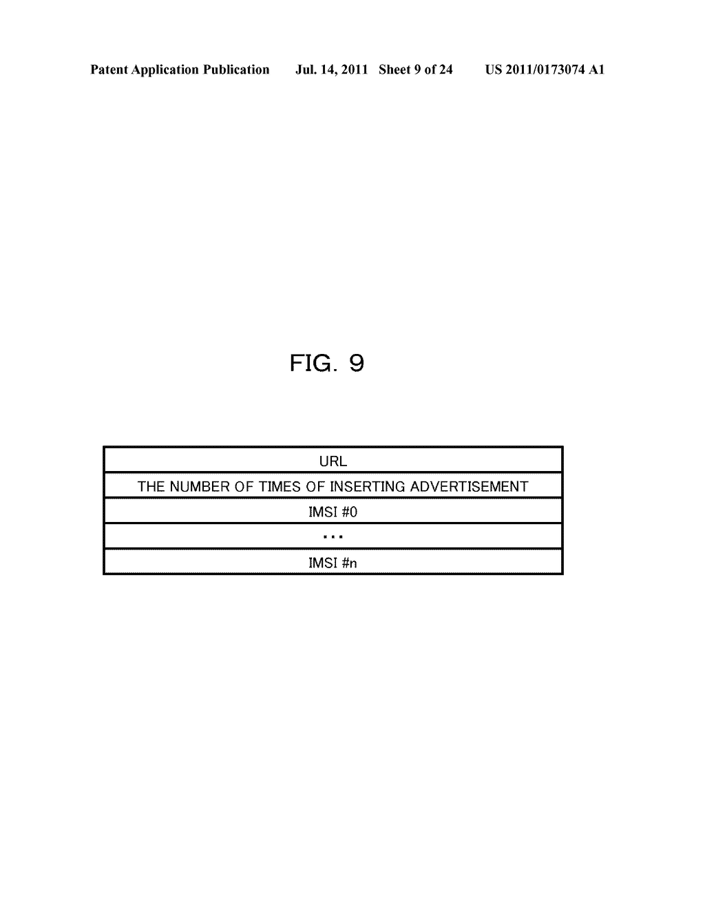 COMMUNICATION SYSTEM, ADVERTISEMENT MANAGING DEVICE, AND WIRELESS BASE     STATION - diagram, schematic, and image 10