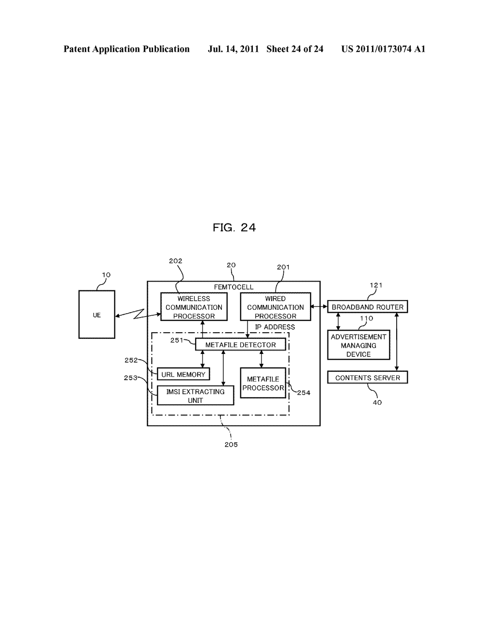 COMMUNICATION SYSTEM, ADVERTISEMENT MANAGING DEVICE, AND WIRELESS BASE     STATION - diagram, schematic, and image 25