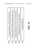 SYSTEM FOR DELIVERING AND PRESENTING A MESSAGE WITHIN A NETWORK diagram and image