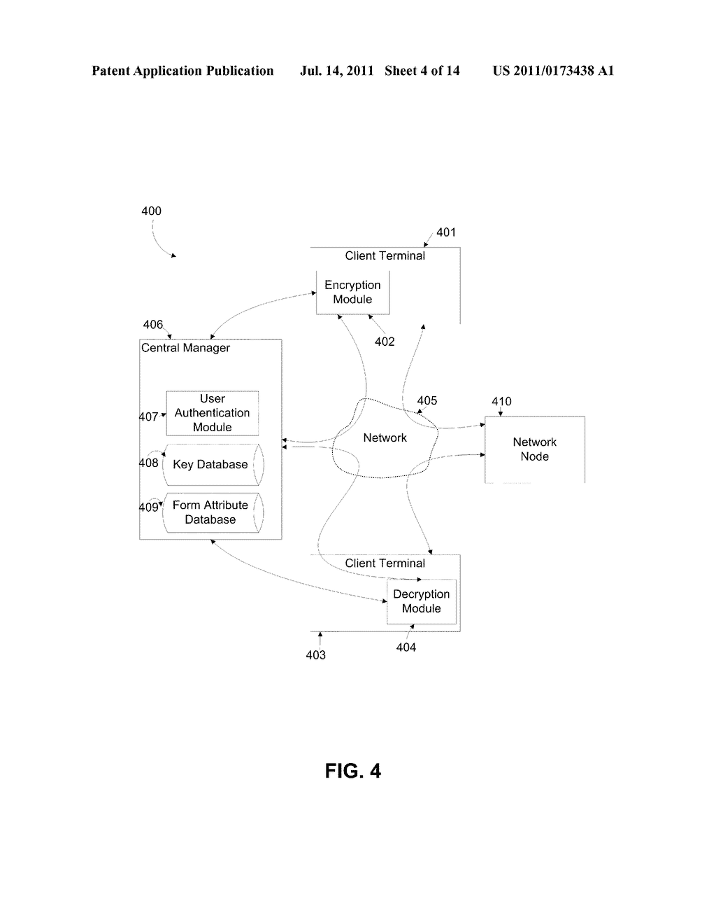 METHOD AND SYSTEM FOR SECURE USE OF SERVICES BY UNTRUSTED STORAGE     PROVIDERS - diagram, schematic, and image 05