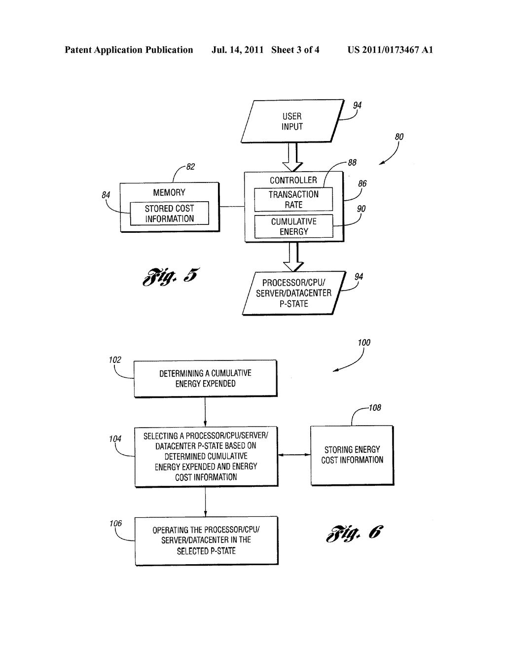 SYSTEM AND METHOD FOR CONTROLLING ENERGY USAGE IN A SERVER - diagram, schematic, and image 04