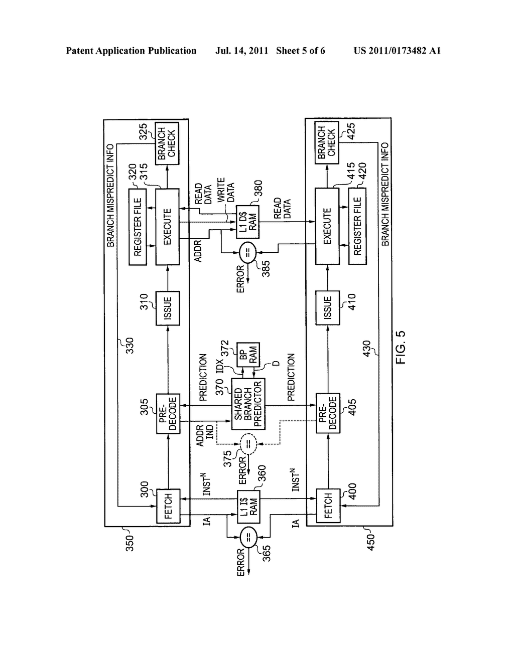 Data processing apparatus and method for providing fault tolerance when     executing a sequence of data processing operations - diagram, schematic, and image 06