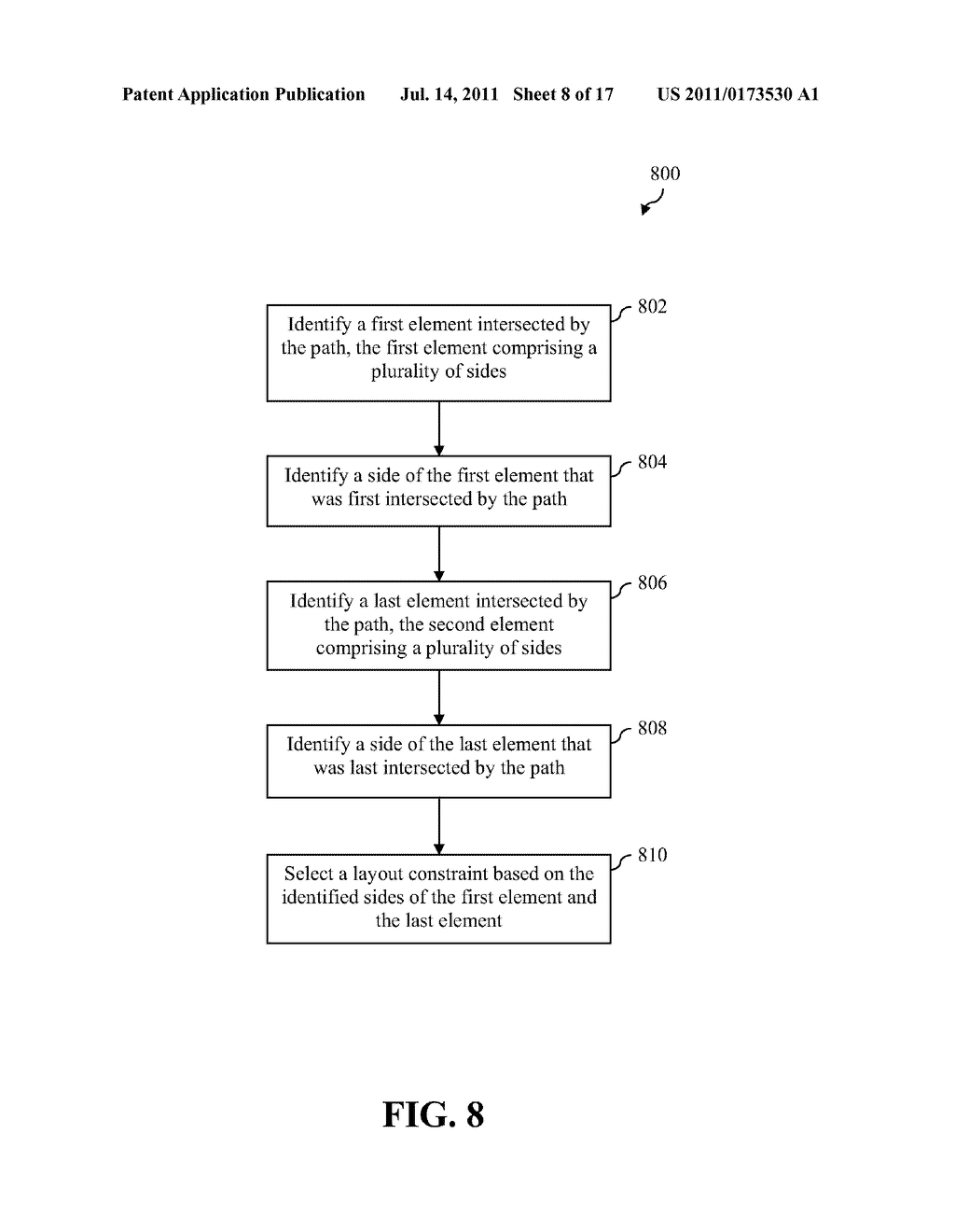 LAYOUT CONSTRAINT MANIPULATION VIA USER GESTURE RECOGNITION - diagram, schematic, and image 09