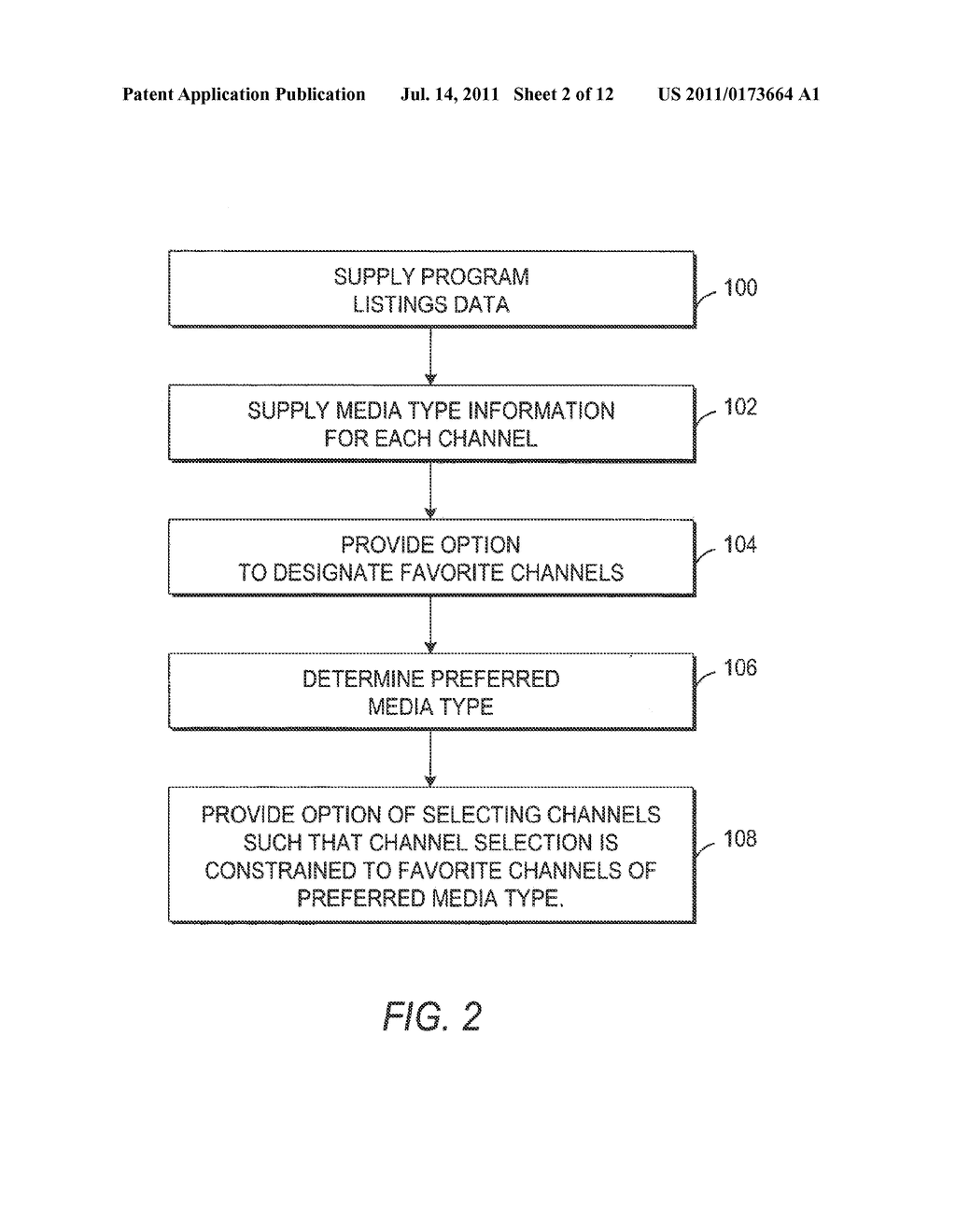 APPARATUS AND METHOD FOR CONSTRAINED SELECTION OF FAVORITE CHANNELS - diagram, schematic, and image 03