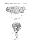 ARM SLEEVE OF KNITTED MESH WITH MOTION FLOW TEAM INDICATORS diagram and image