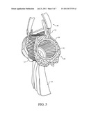 ARM SLEEVE OF KNITTED MESH WITH MOTION FLOW TEAM INDICATORS diagram and image