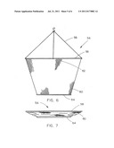 Collapsible hanging basket diagram and image