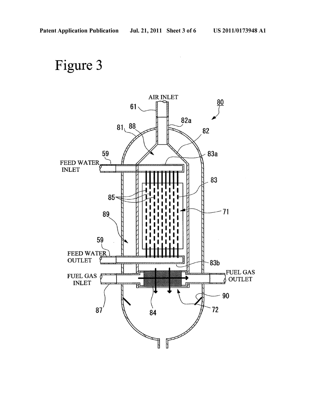 COMBINED CYCLE ELECTRIC POWER GENERATION PLANT AND HEAT EXCHANGER - diagram, schematic, and image 04