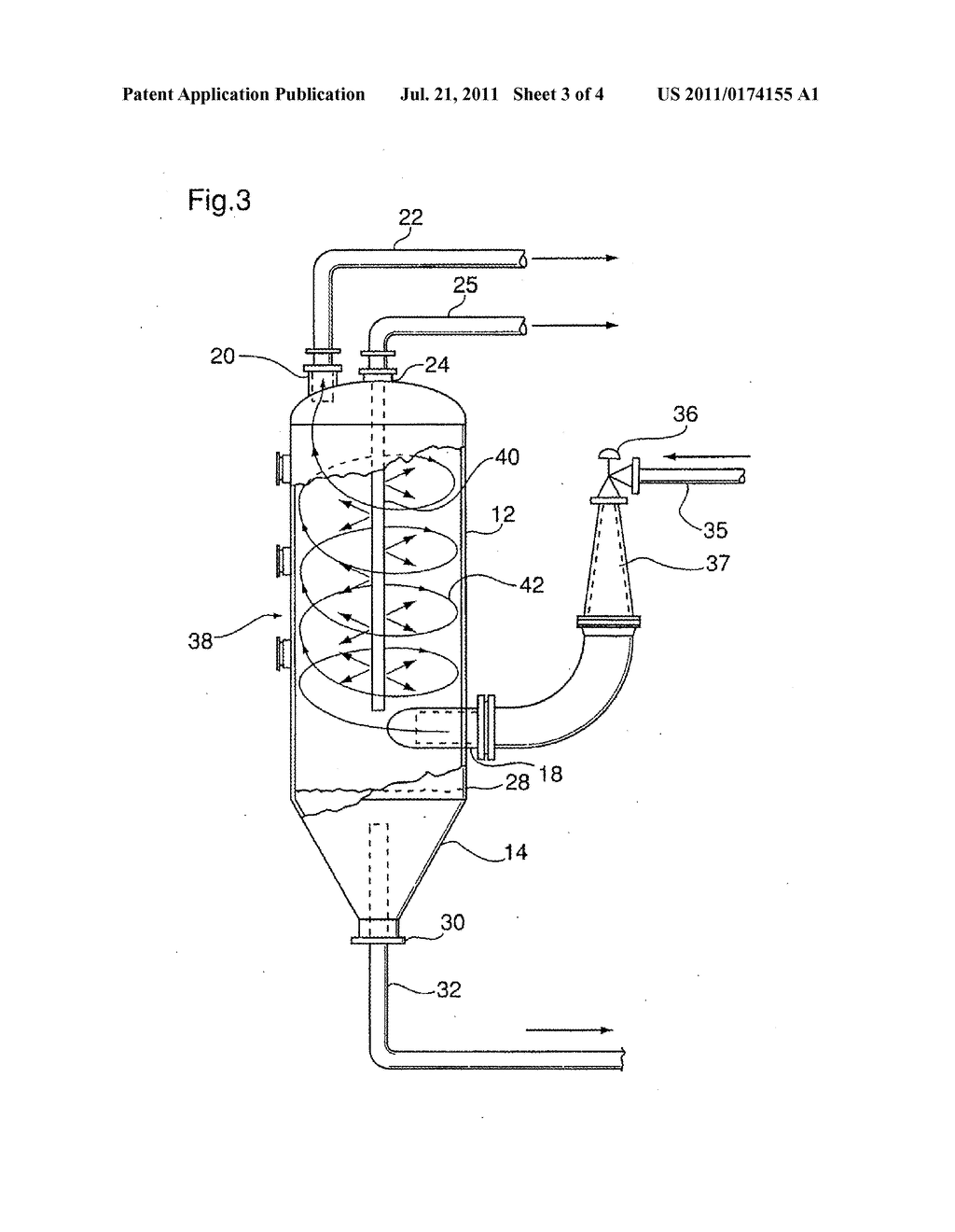 METHOD FOR REMOVING SULFUR FROM A GAS STREAM - diagram, schematic, and image 04