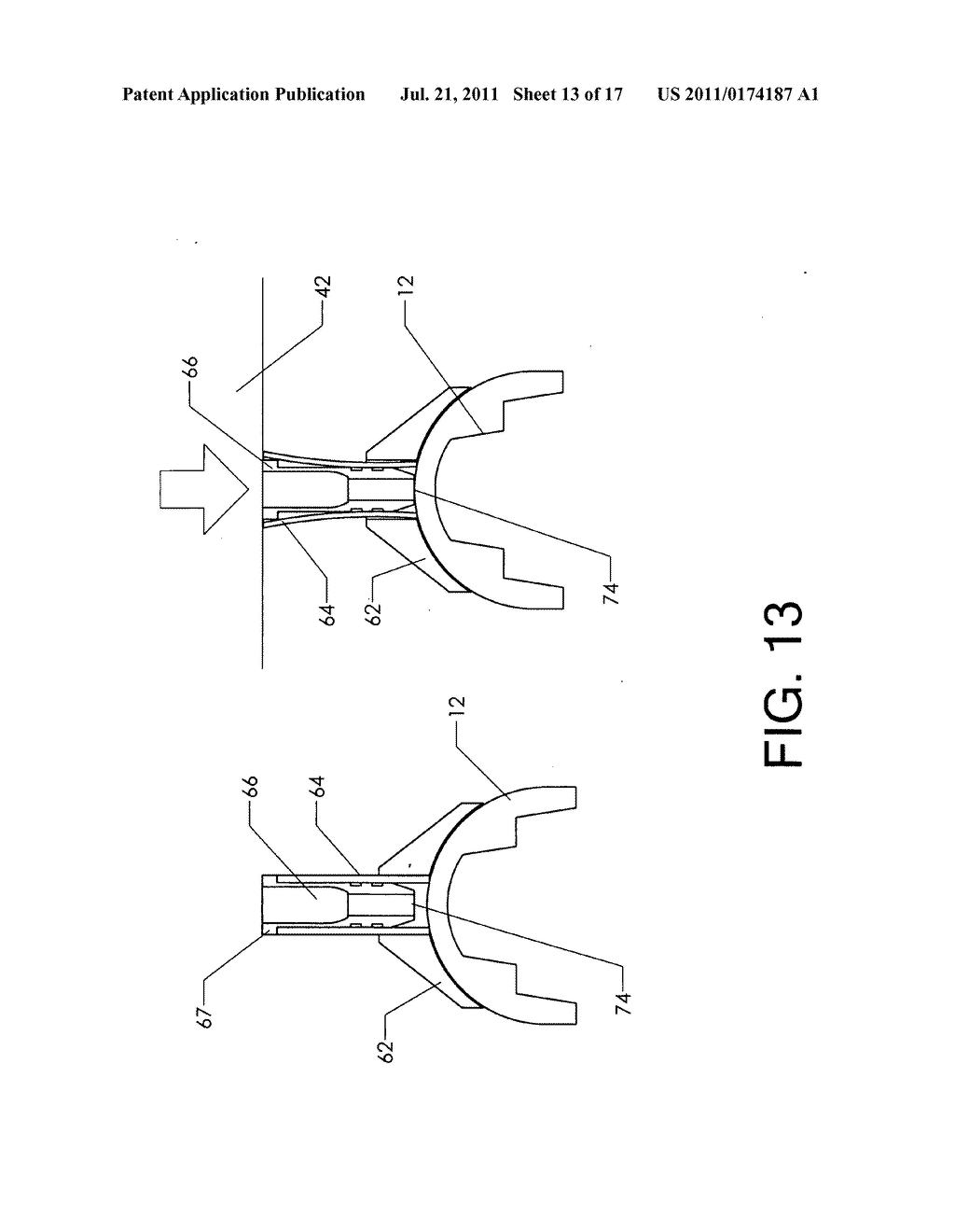 Door breaching projectile system - diagram, schematic, and image 14