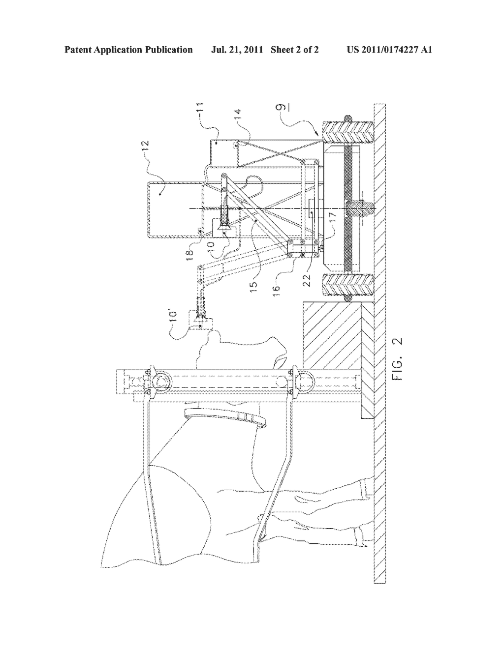 INSTALLATION FOR SUPPLYING LIQUID FEED TO AN ANIMAL AND AN AUTONOMOUSLY     DISPLACEABLE VEHICLE FOR USE IN SUCH AN INSTALLATION - diagram, schematic, and image 03