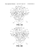 CENTRAL TURBOCHARGER MOUNTING CONFIGURATION FOR A TWIN-TURBO ENGINE diagram and image