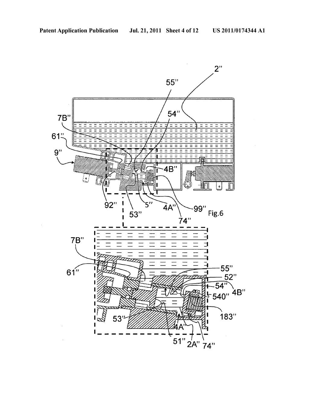 WASHING AGENT DISPENSER FOR A WASHING MACHINE - diagram, schematic, and image 05