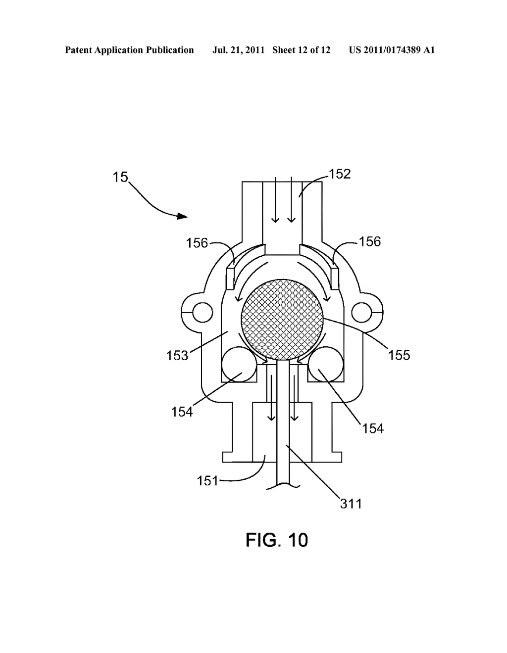 Sealing Apparatus with Interlocking Air Inflation Device for Wafer Carrier - diagram, schematic, and image 13