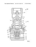 VALVE APPARATUS TO PREVENT CONTAMINATION OF FLUID IN A FLUID REGULATOR diagram and image