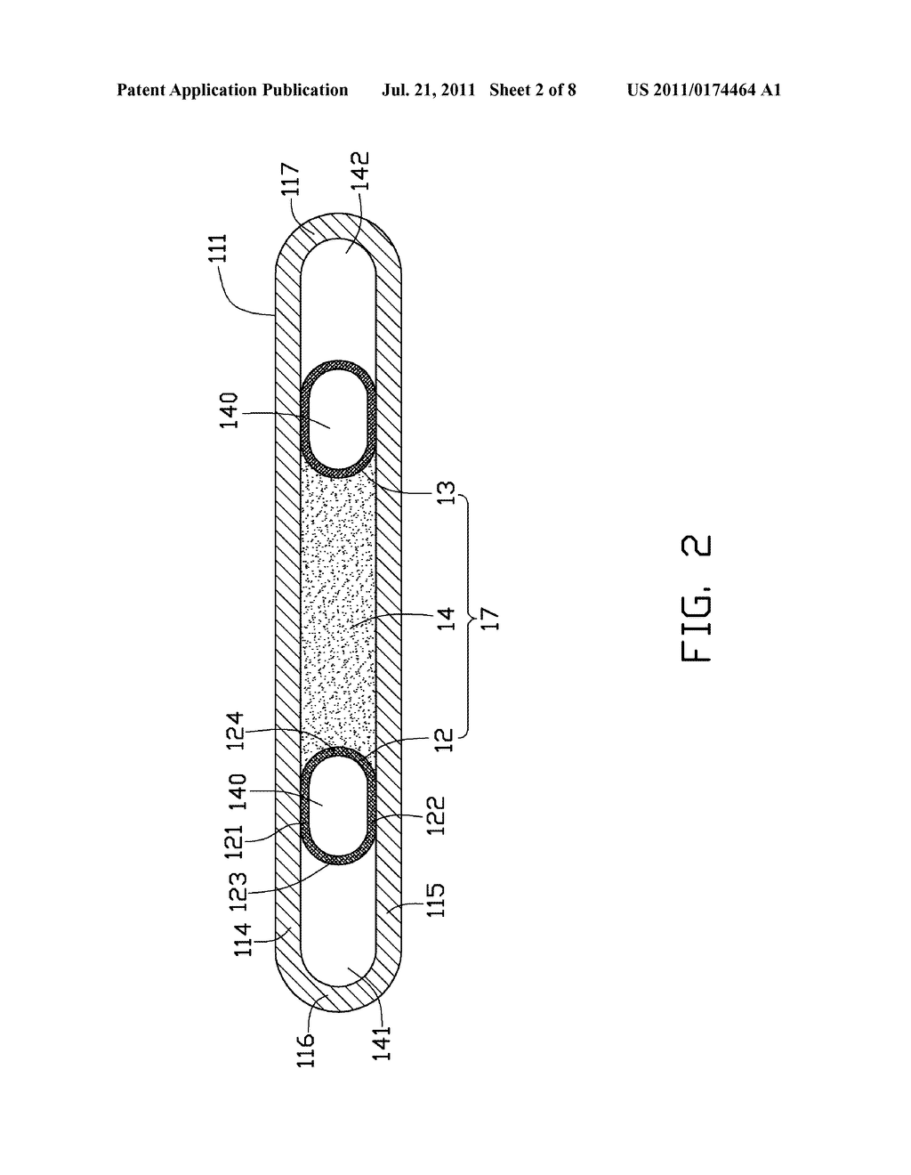 FLAT HEAT PIPE AND METHOD FOR MANUFACTURING THE SAME - diagram, schematic, and image 03