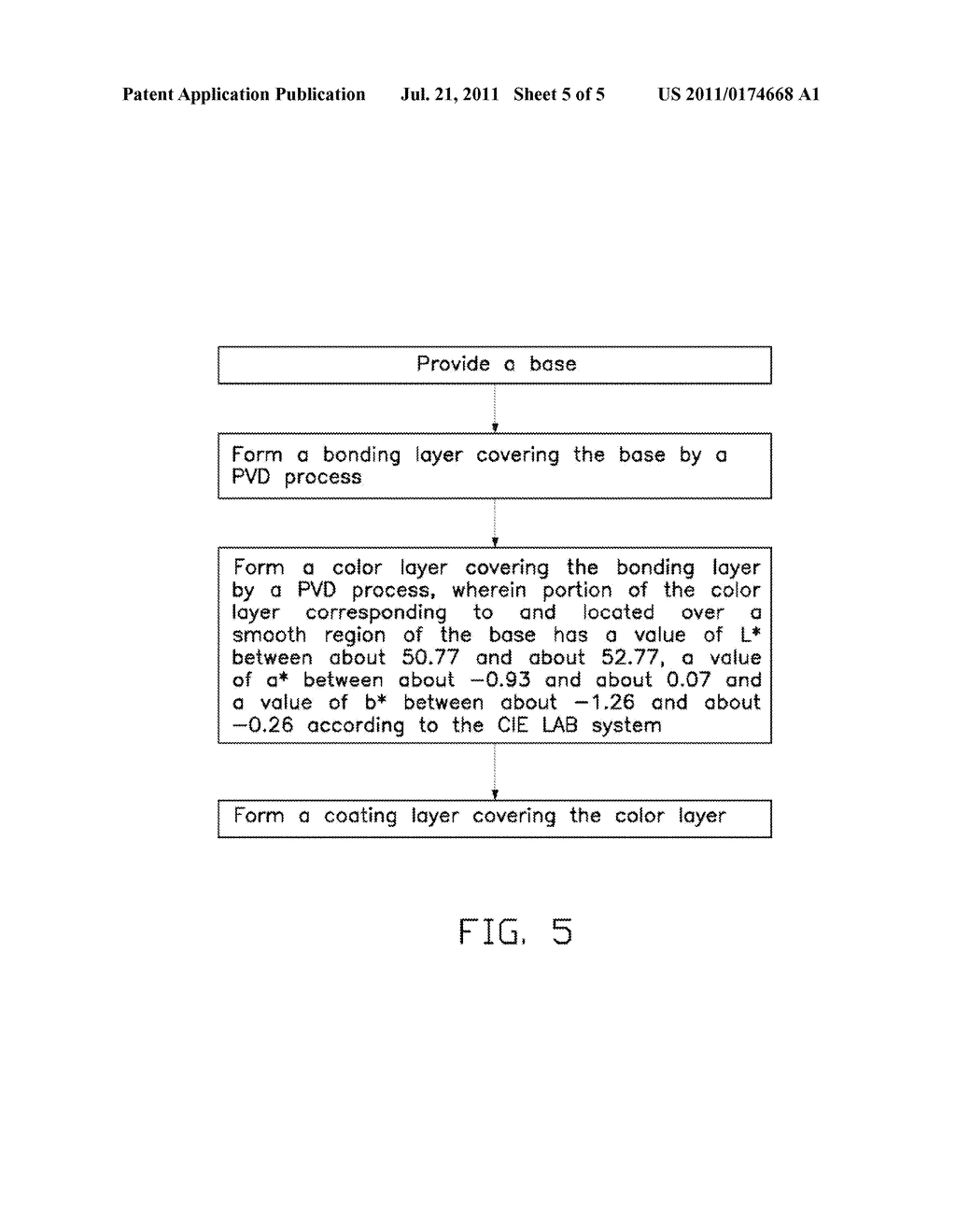 COLORED DEVICE CASING AND SURFACE-TREATING METHOD FOR FABRICATING SAME - diagram, schematic, and image 06