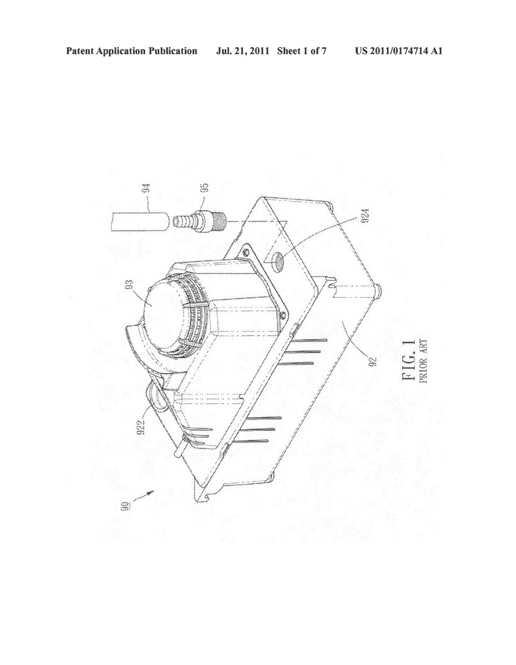 Drainage fitting for air-conditioner drainage device - diagram, schematic, and image 02