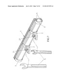 STRUCTURE OF TOOL HANGING RACK HAVING DIRECTION-CHANGEABLE     DIAGONALLY-ARRANGED DUAL-LAYERED RETENTION RECEPTACLE SLOT diagram and image